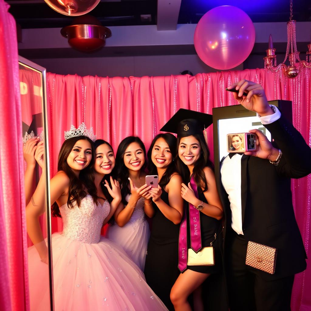 Graduation Parties photo booth rental in Vacaville, California